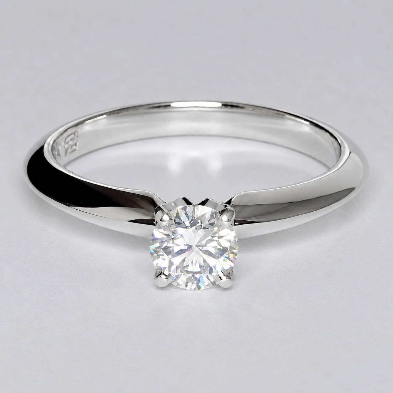 Original Empire 0,20 ct Lab-Grown Diamantring in Weissgold - sofort verfügbar