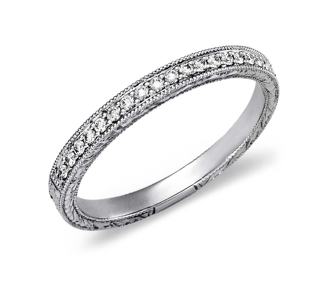 Original Empire 0,20 ct DIAMANTBANDRING MIT MEHREREN DIAMANTEN