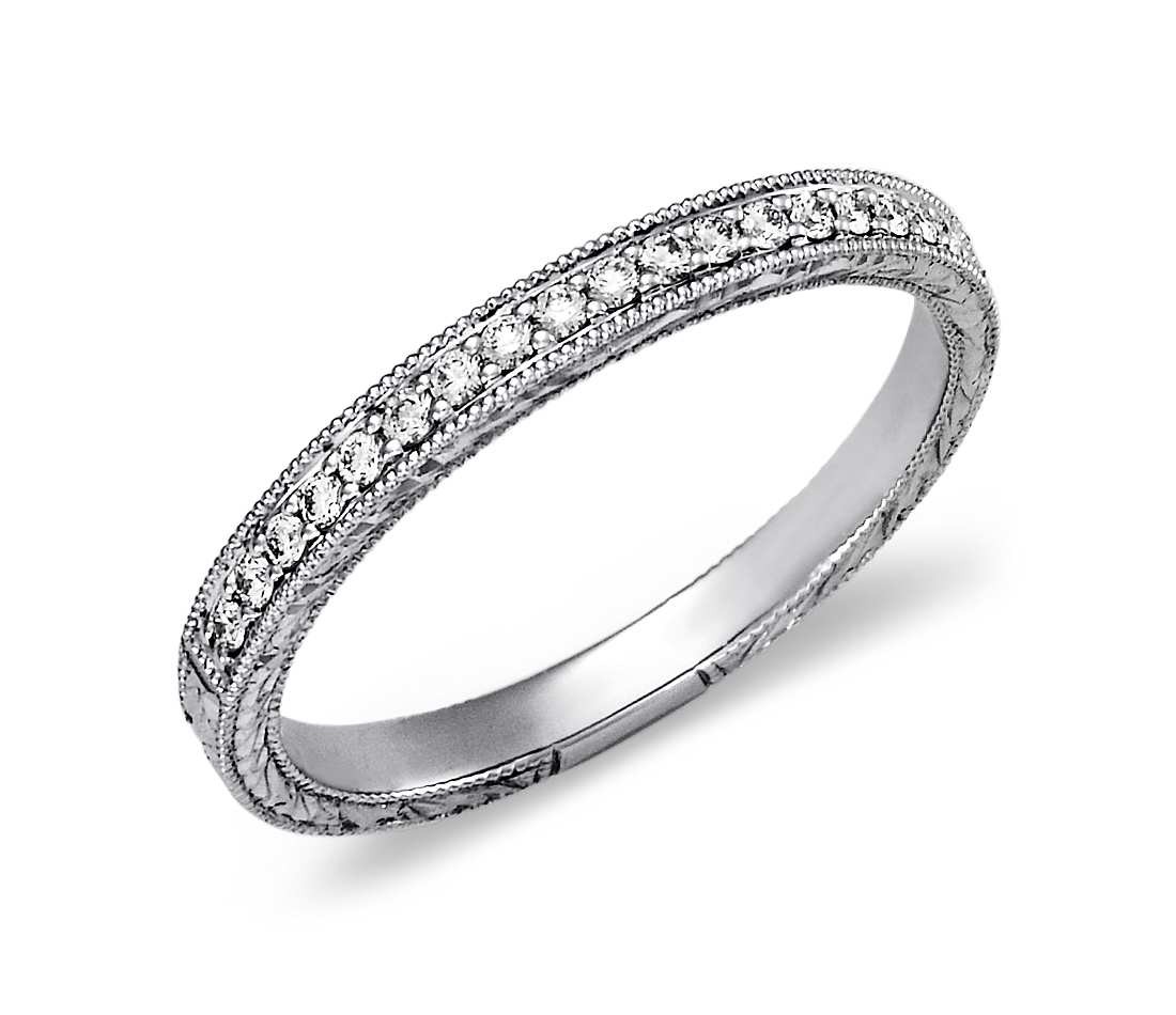 Original Empire 0,20 ct DIAMANTBANDRING MIT MEHREREN DIAMANTEN