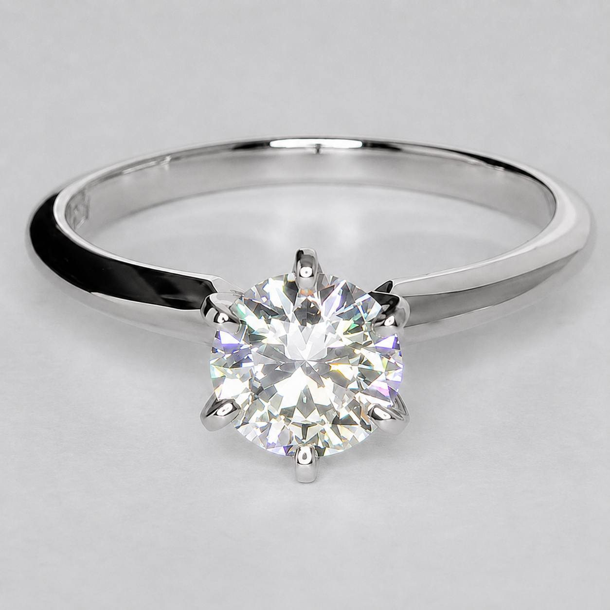 Original Empire 0,50 ct Lab-Grown Diamantring in Weissgold - sofort verfügbar