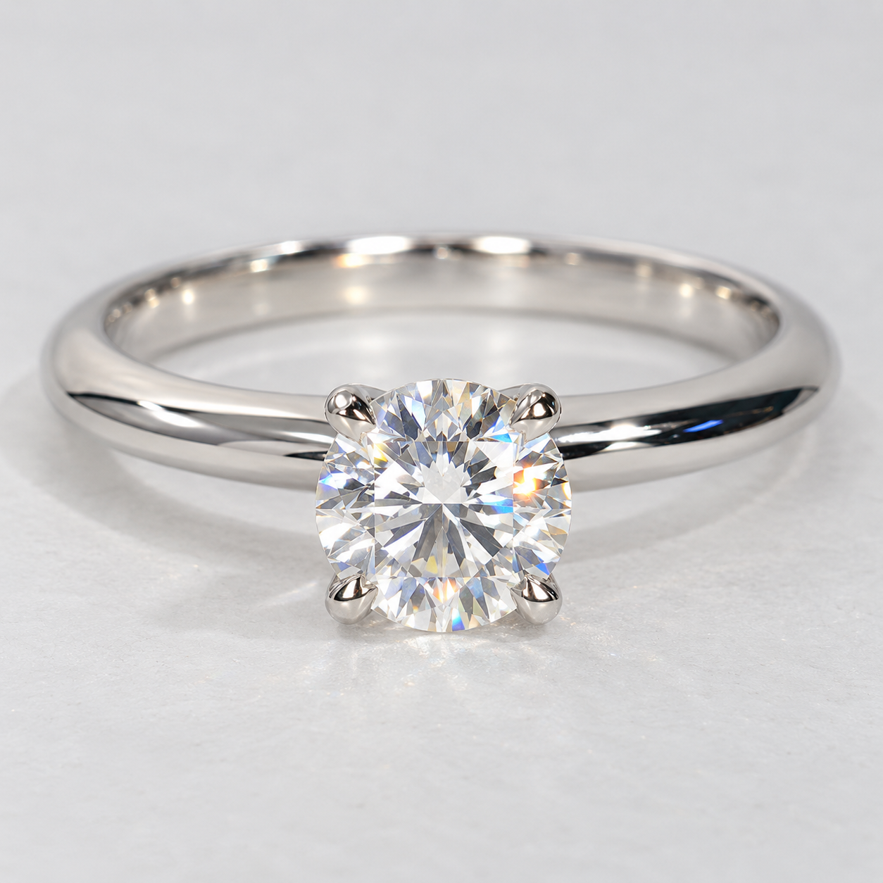 The Great 1884 - 0,70 ct Lab-Grown Diamantring in Weissgold - sofort verfügbar
