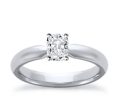 The Great 1884 - 1,00 ct Diamantring in Weissgold