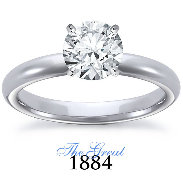 The Great 1884 - 1,25 ct Diamantring in Weissgold