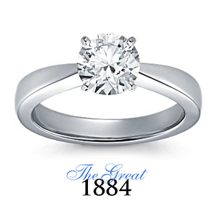 The Great 1884 - 1,50 ct Diamantring in Weissgold