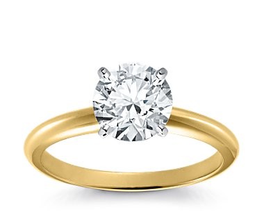 Original Empire 2,00 ct Diamantring in Gelbgold