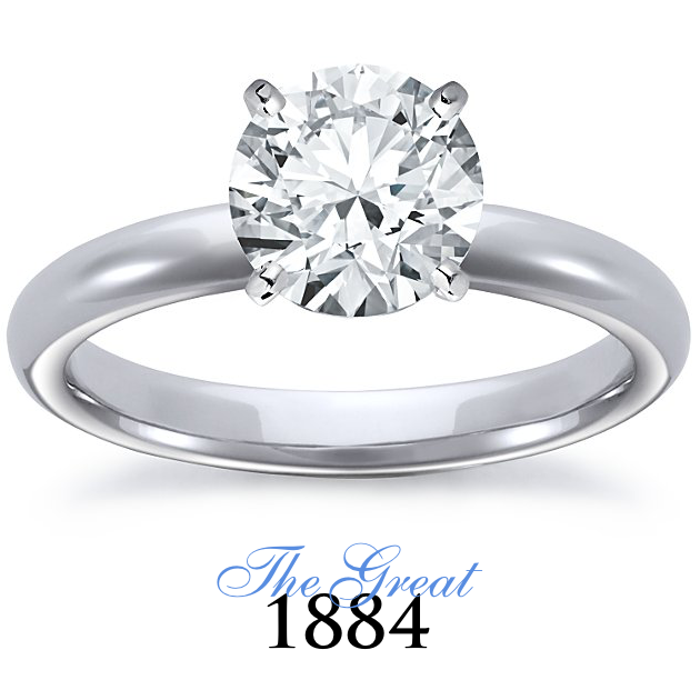 The Great 1884 - 2,00 ct Diamantring in Weissgold