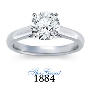 The Great 1884 - 2,00 ct Diamantring in Weissgold