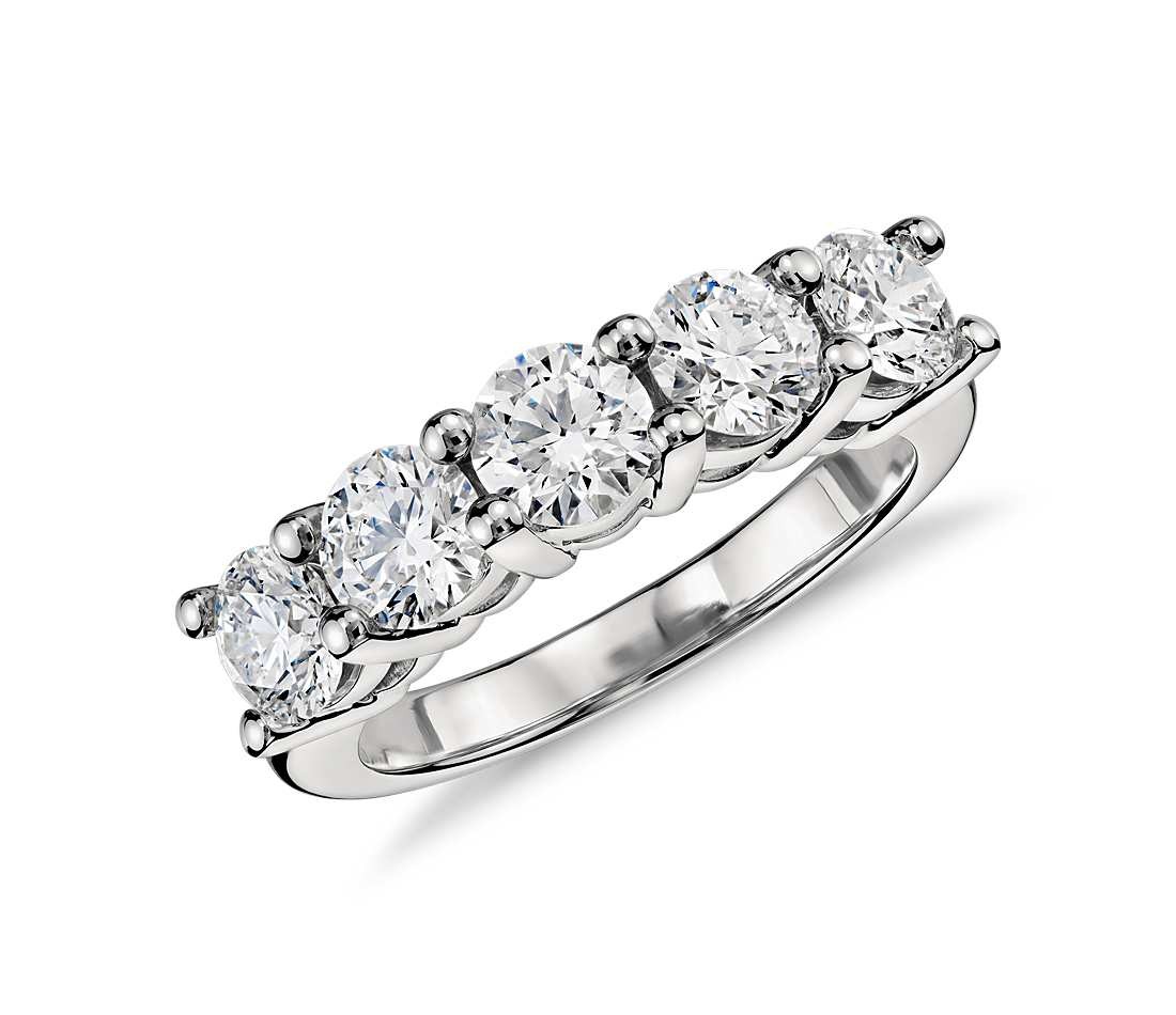 Original Empire 1,95 ct DIAMANTBANDRING MIT MEHREREN DIAMANTEN