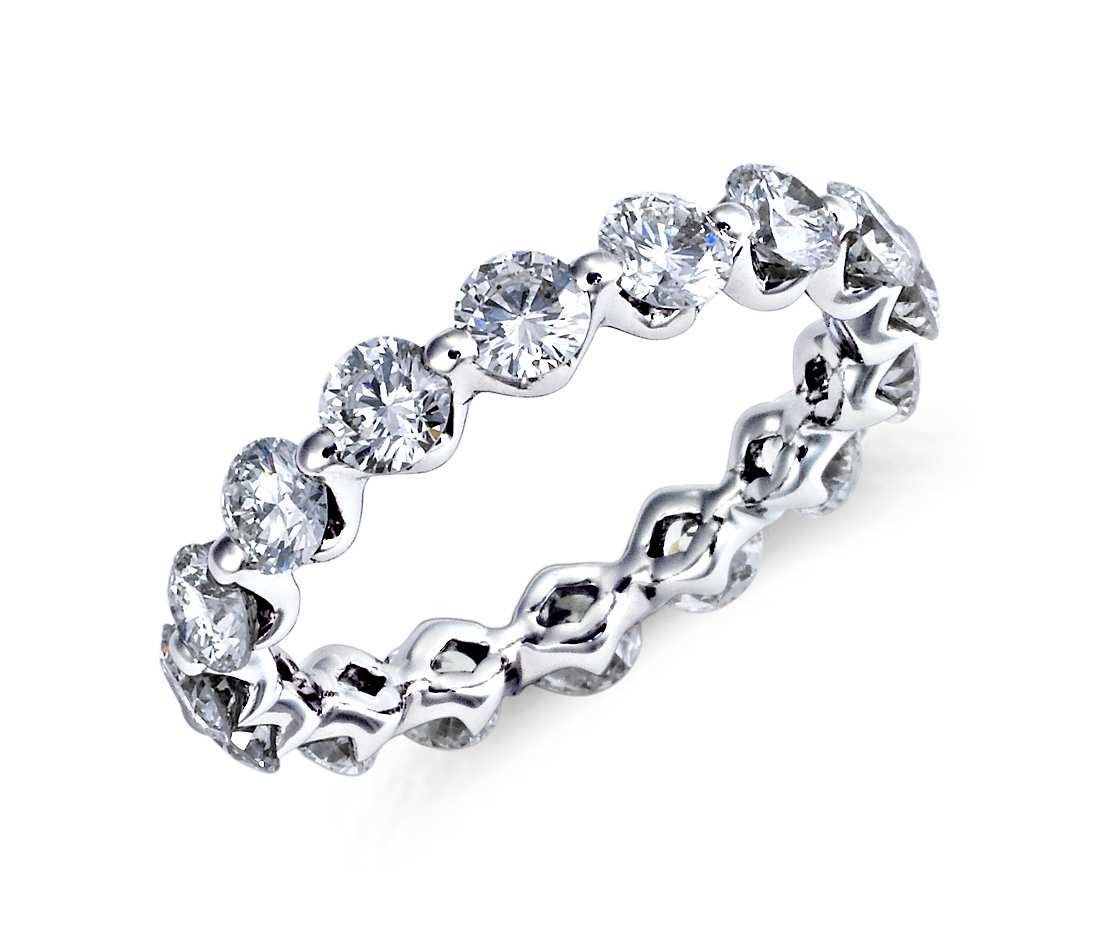 Original Empire 2,08 ct DIAMANTBANDRING MIT MEHREREN DIAMANTEN