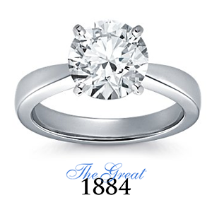 The Great 1884 - 2,50 ct Diamantring in Weissgold