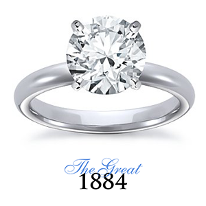 The Great 1884 - 3,00 ct Diamantring in Weissgold