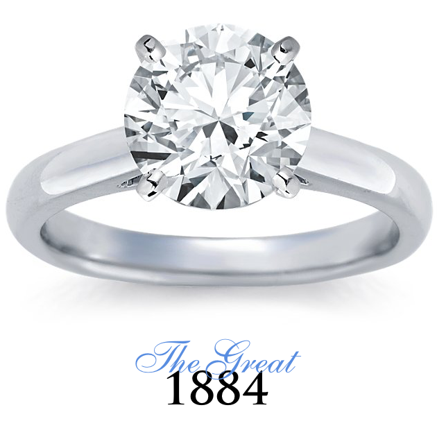The Great 1884 - 3,00 ct Diamantring in Weissgold