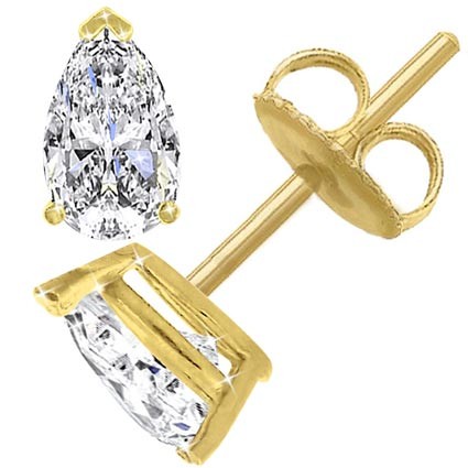 The Great 1884 4,00 ct Diamantohrringe in Gelbgold