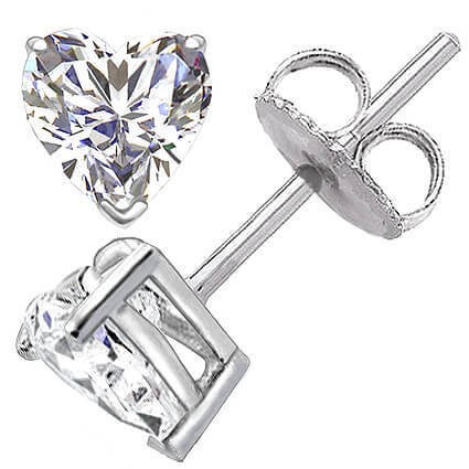 Original Empire 0,50 ct Diamantohrringe in Weissgold