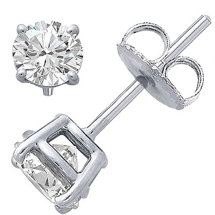Original Empire 6,00 ct Diamantohrringe in Weissgold