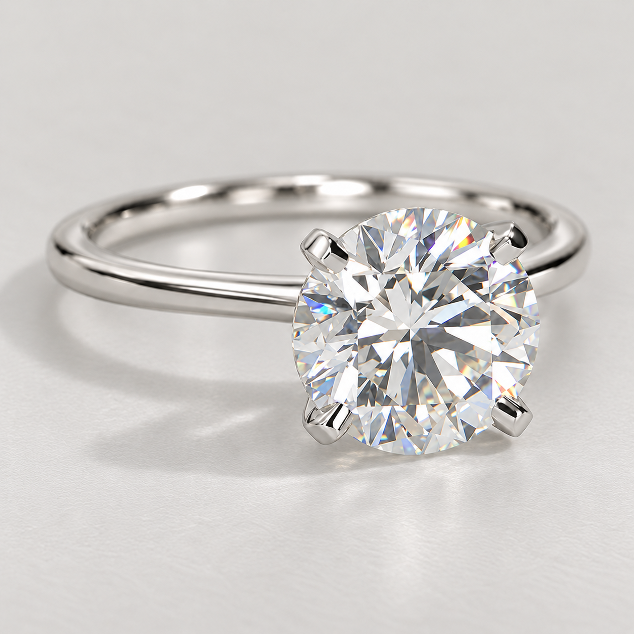 Original Empire 5,00 ct Lab-Grown Diamantring in Weissgold - sofort verfügbar