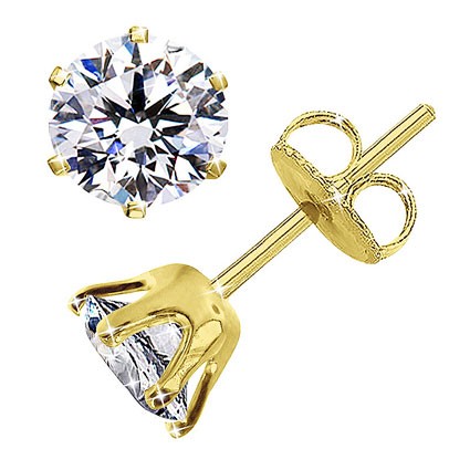 The Great 1884 0,50 ct Diamantohrringe in Gelbgold