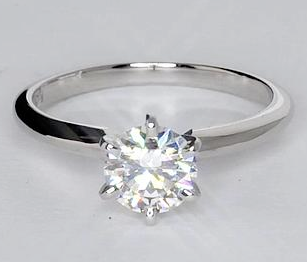 Original Empire 0,50 ct Diamantring in Weissgold - sofort verfügbar