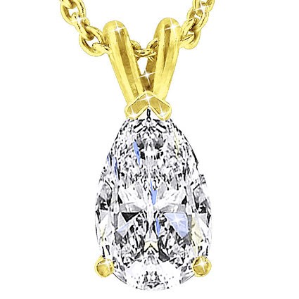 The Great 1884 2,50 ct Diamant Anhänger in Gelbgold