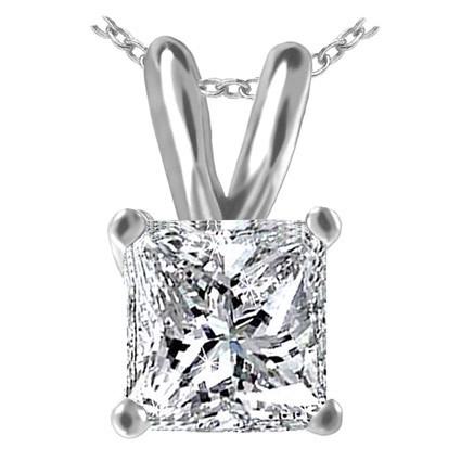 Original Empire 0,40 ct Diamant Anhänger in Weissgold