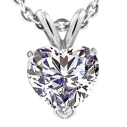 Original Empire 0,30 ct Diamant Anhänger in Weissgold