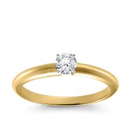 Original Empire 0,20 ct Lab-Grown Diamantring in Gelbgold