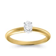 Original Empire 0,30 ct Lab-Grown Diamantring in Gelbgold