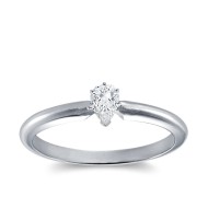 Original Empire 0,20 ct Lab-Grown Diamantring in Weissgold