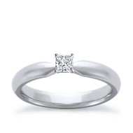 The Great 1884 - 0,30 ct Lab-Grown Diamantring in Weissgold