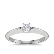 The Great 1884 - 0,20 ct Lab-Grown Diamantring in Weissgold