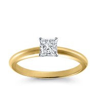 Original Empire 0,50 ct Natural Diamantring in Gelbgold