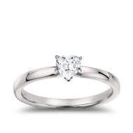 The Great 1884 - 0,50 ct Lab-Grown Diamantring in Weissgold