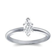 Original Empire 0,40 ct Lab-Grown Diamantring in Weissgold