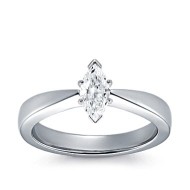 The Great 1884 - 0,50 ct Lab-Grown Diamantring in Weissgold