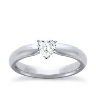 The Great 1884 - 0,50 ct Lab-Grown Diamantring in Weissgold