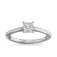 The Great 1884 - 0,40 ct Lab-Grown Diamantring in Weissgold