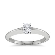 The Great 1884 - 0,40 ct Lab-Grown Diamantring in Weissgold