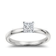 The Great 1884 - 0,40 ct Lab-Grown Diamantring in Weissgold