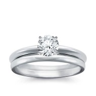 Original Empire 0,70 ct Lab-Grown Diamantring in Weissgold