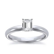 The Great 1884 - 0,70 ct Natural Diamantring in Weissgold
