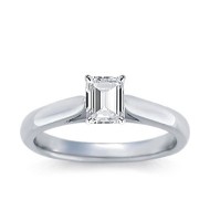 The Great 1884 - 0,70 ct Natural Diamantring in Weissgold