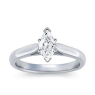 The Great 1884 - 0,70 ct Lab-Grown Diamantring in Weissgold