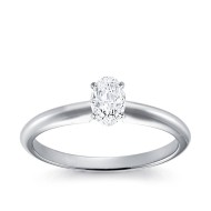 Original Empire 0,70 ct Lab-Grown Diamantring in Weissgold