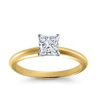 Original Empire 1,00 ct Natural Diamantring in Gelbgold