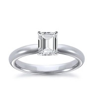The Great 1884 - 1,00 ct Natural Diamantring in Weissgold