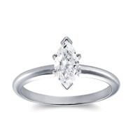 Original Empire 1,00 ct Lab-Grown Diamantring in Weissgold