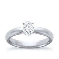 The Great 1884 - 1,00 ct Lab-Grown Diamantring in Weissgold
