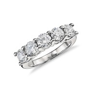 Original Empire 1,95 ct Natural DIAMANTBANDRING MIT MEHREREN DIAMANTEN