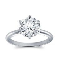 Original Empire 3,00 ct Natural Diamantring in Weissgold