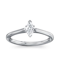 The Great 1884 - 0,20 ct Diamantring in Weissgold